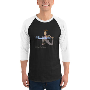 Grounded Quad Stretch3/4 sleeve raglan shirt