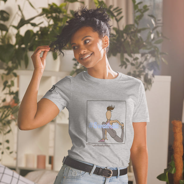 Grounded Quad Stretch Light Color Short-Sleeve Unisex T-Shirt