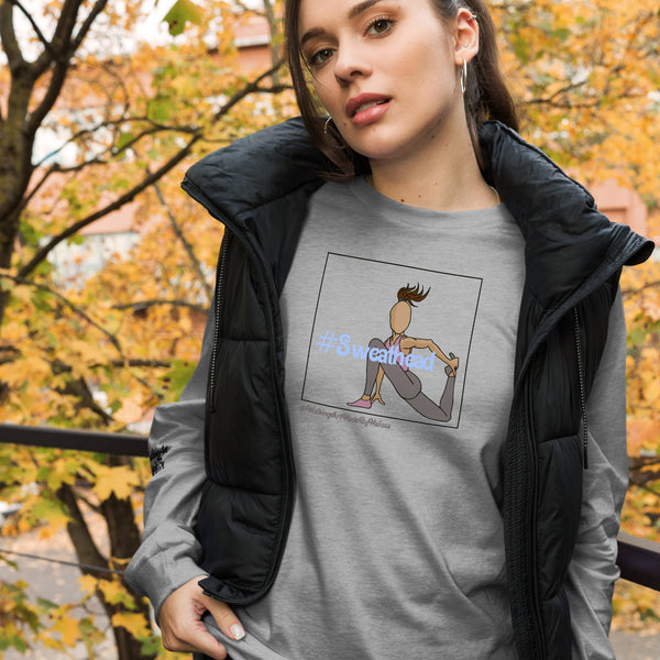 Grounded Quad Stretch Light Colors Unisex Long Sleeve Tee
