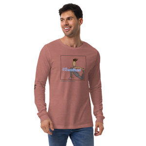 Grounded Quad Stretch Light Colors Unisex Long Sleeve Tee