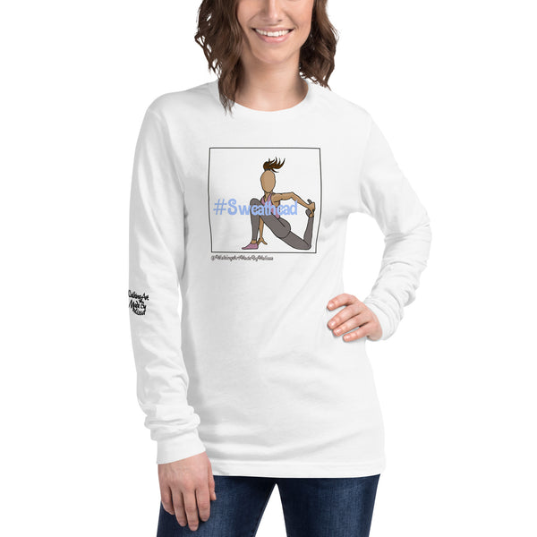 Grounded Quad Stretch Light Colors Unisex Long Sleeve Tee