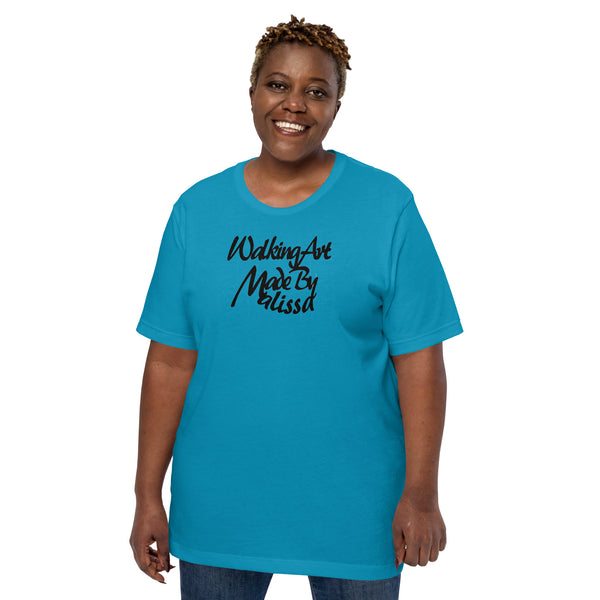 Walking Art - Unisex t-shirt black ink