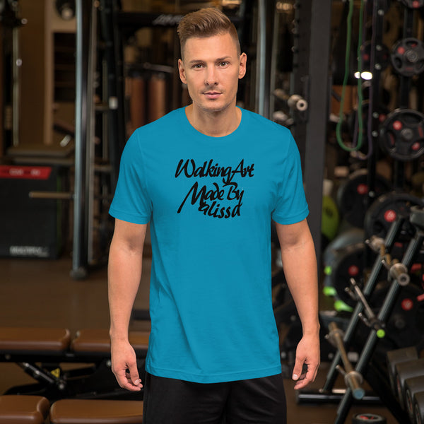 Walking Art - Unisex t-shirt black ink