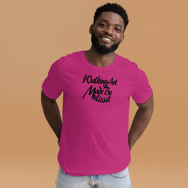 Walking Art - Unisex t-shirt black ink
