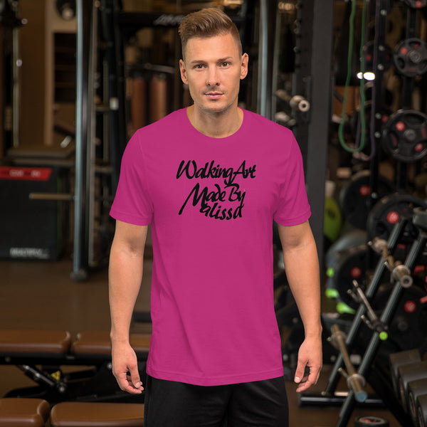 Walking Art - Unisex t-shirt black ink