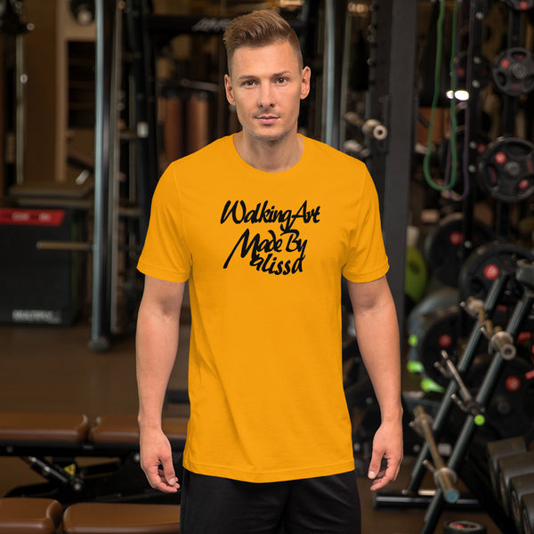 Walking Art - Unisex t-shirt black ink