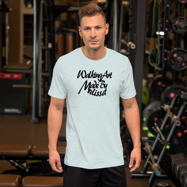 Walking Art - Unisex t-shirt black ink