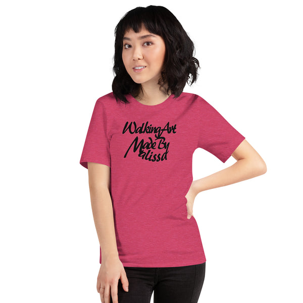 Walking Art - Unisex t-shirt black ink