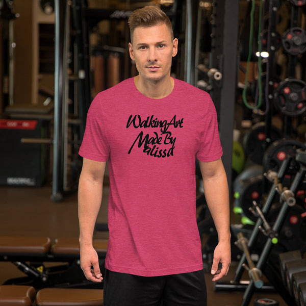 Walking Art - Unisex t-shirt black ink
