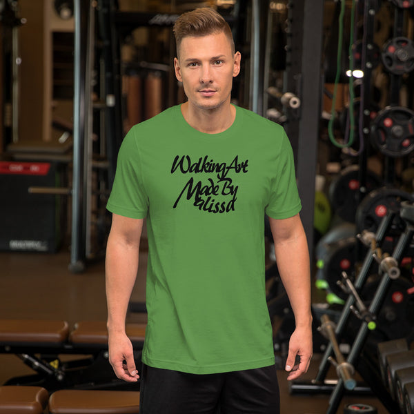 Walking Art - Unisex t-shirt black ink
