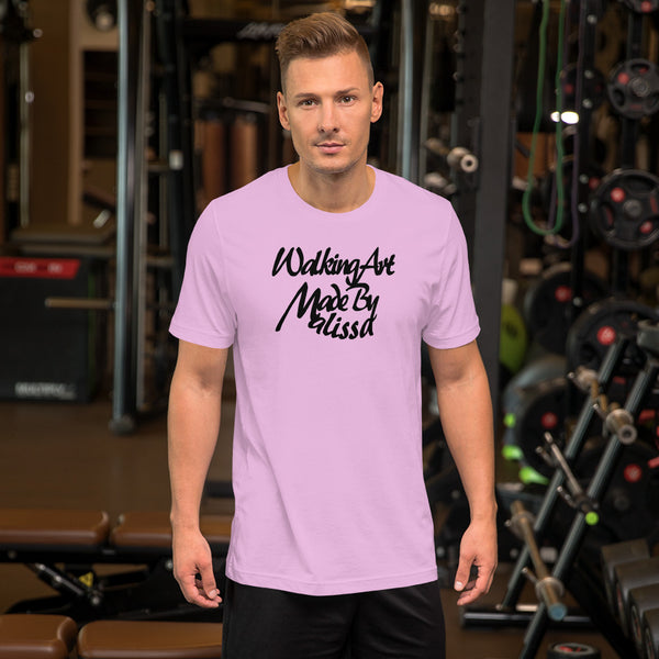 Walking Art - Unisex t-shirt black ink