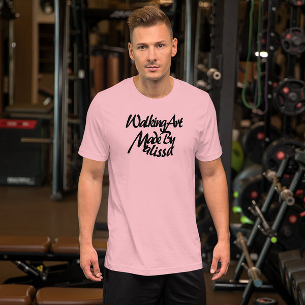 Walking Art - Unisex t-shirt black ink