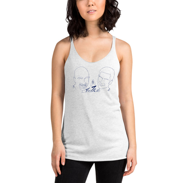 The 7th Rule Women's Racerback - Navy Blue Ink