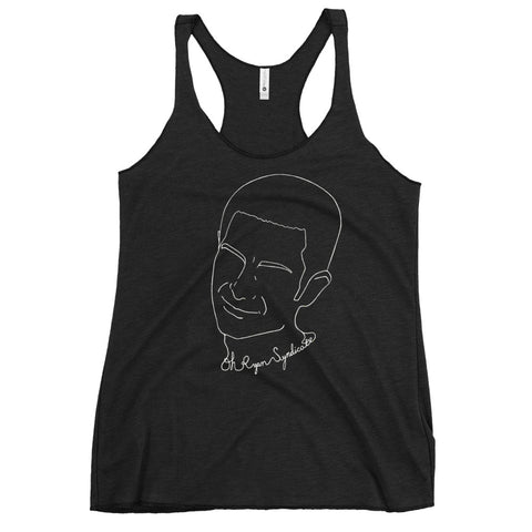 Oh, Ryan Syndicate Women's Racerback Tank - White Ink