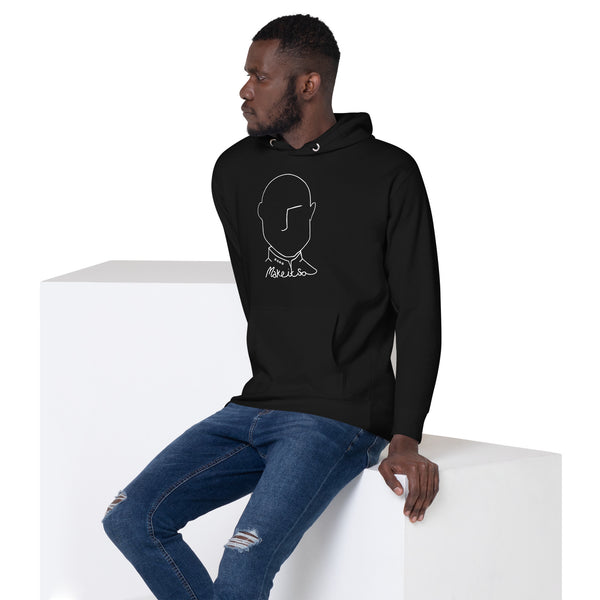 Make It So Hoodie (white over dark)