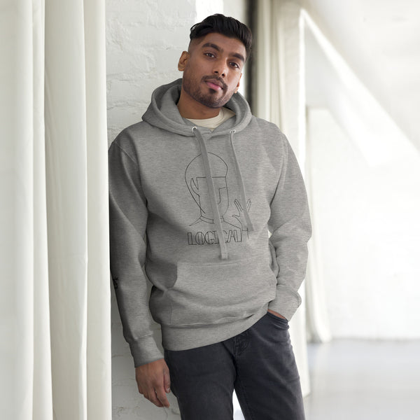 Logical Hoodie (black over light)