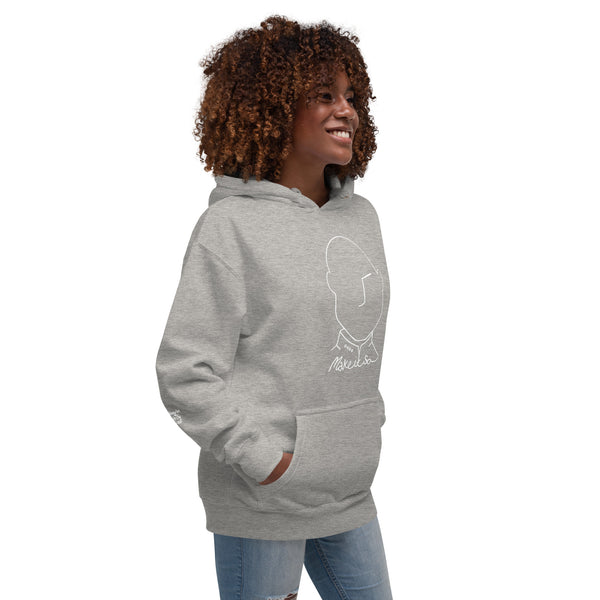 Make It So Hoodie (white over dark)