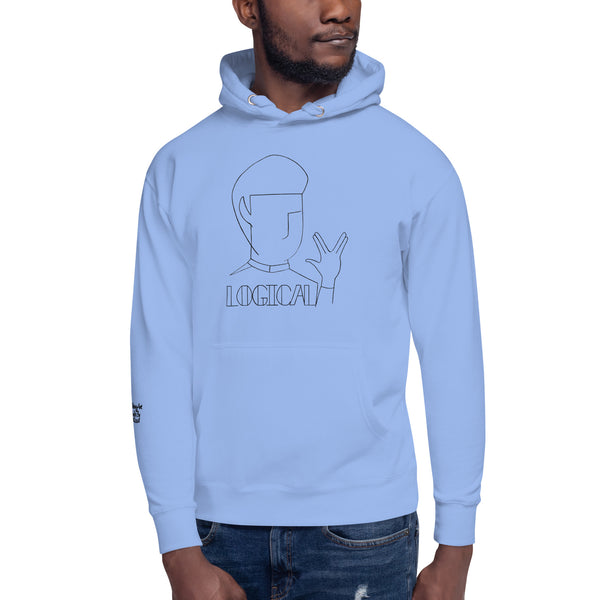 Logical Hoodie (black over light)