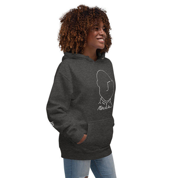 Make It So Hoodie (white over dark)