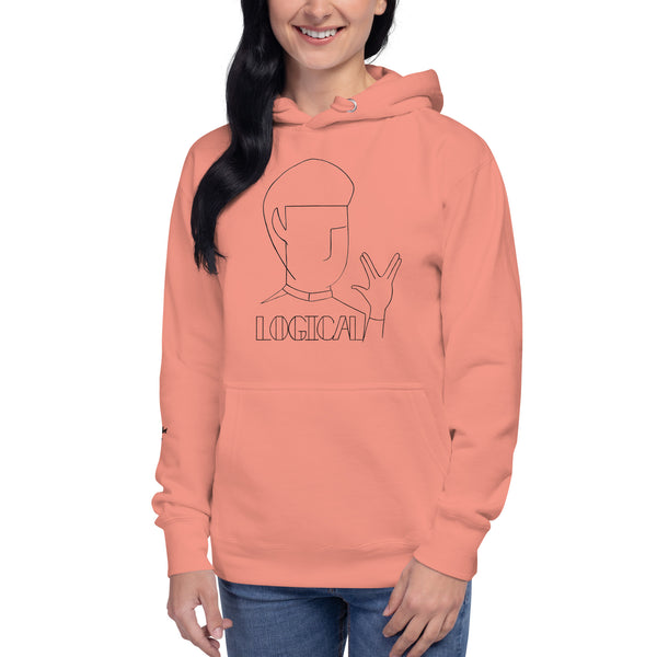 Logical Hoodie (black over light)