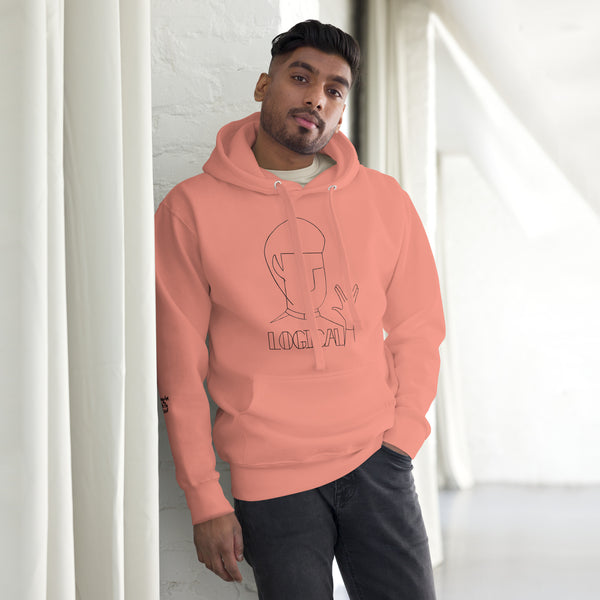 Logical Hoodie (black over light)