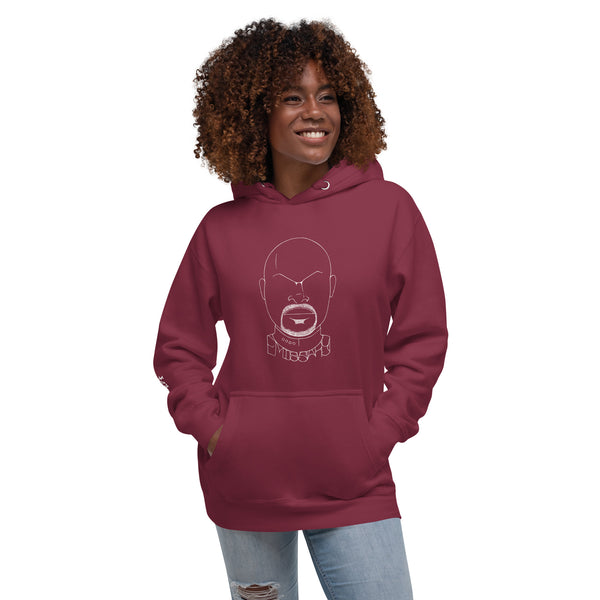 Emissary - White Ink Unisex Hoodie