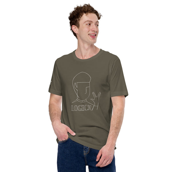 Logical Tee (white over dark)