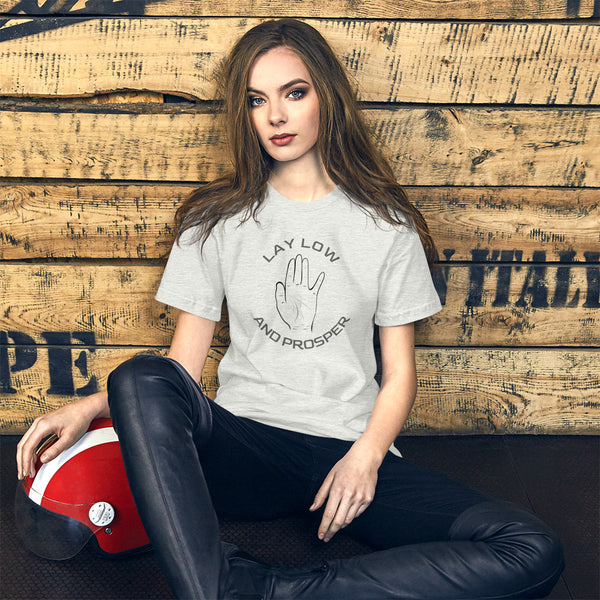 Lay low and Prosper Tee (dark over light)