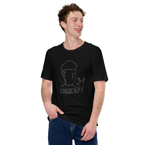 Logical Tee (white over dark)