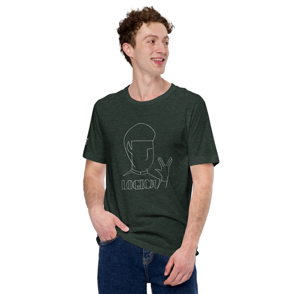 Logical Tee (white over dark)