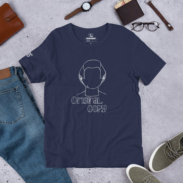 Original Copy Tee (white over dark)