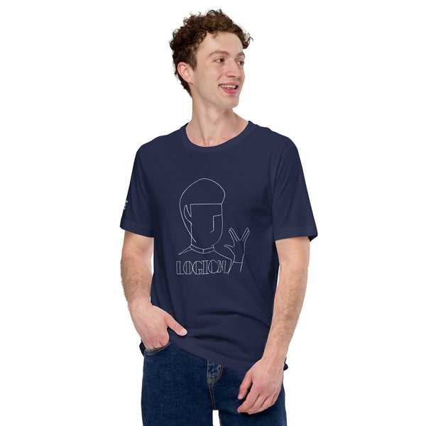 Logical Tee (white over dark)